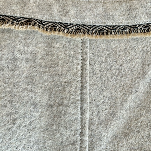 GAP Knee-Length A-Line Skirt Wool Blend Classic Preppy Campus - Picture 2 of 6